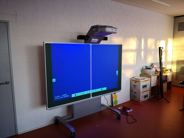 Neue digitale Tafel