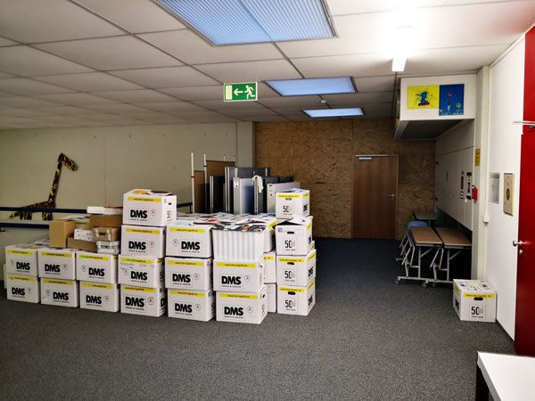 Umzug des Lehrerzimmers